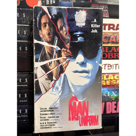 A Man In Uniform Promo Screener - VHS Used