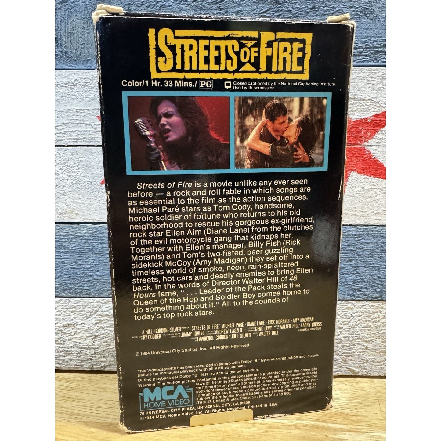 Streets Of Fire A Rock & Roll Fable - VHS Used