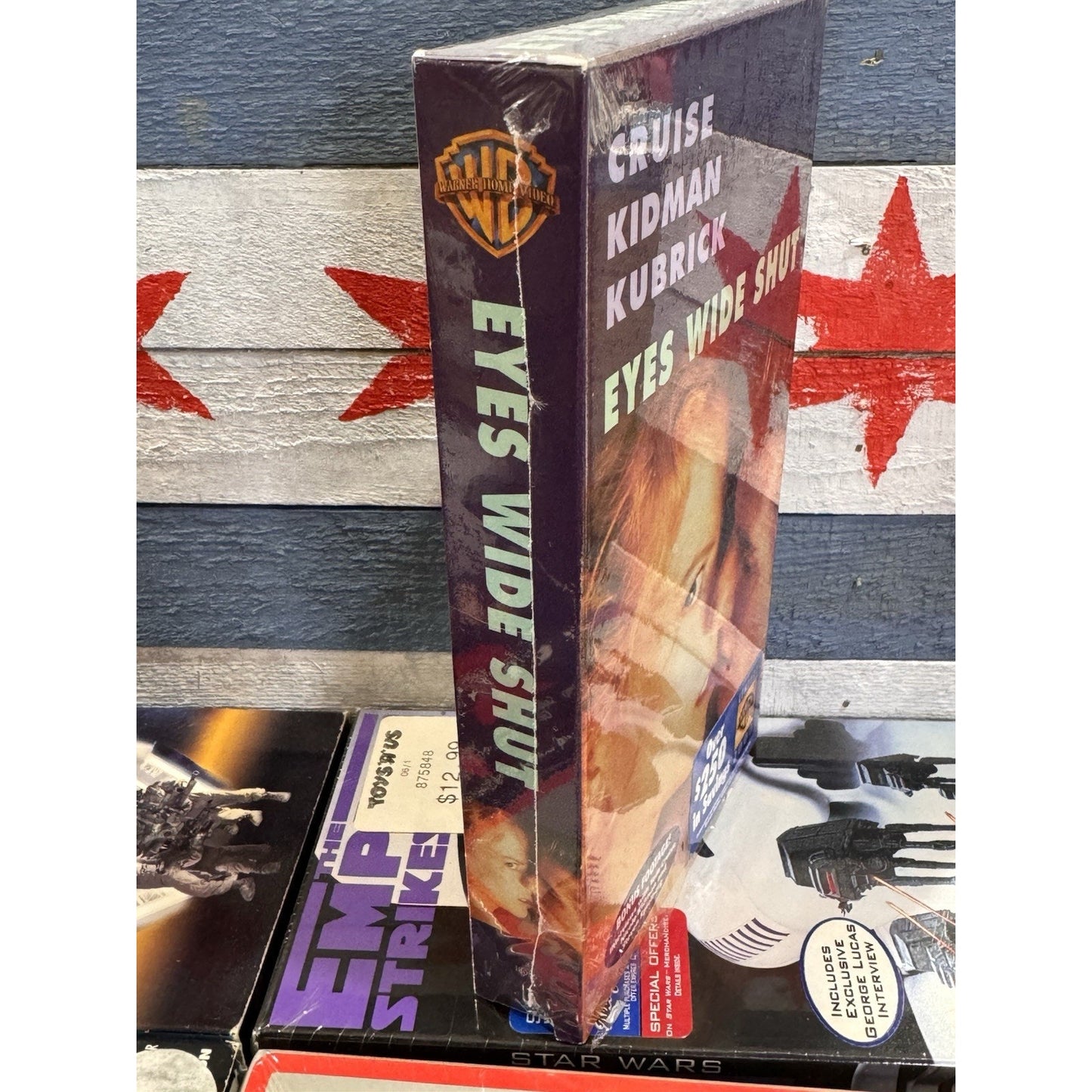 Eyes Wide Shut VHS 1999 Stanley Kubrick Drama Tom Cruise Nicole Kidman Warner