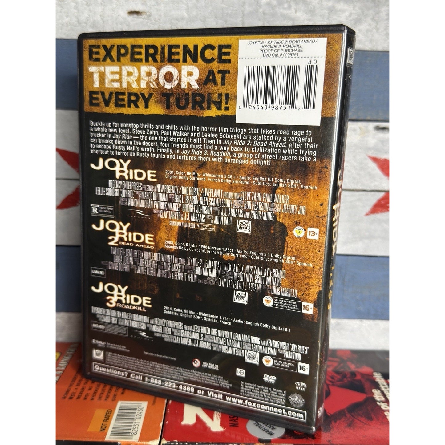 Joy Ride 1, 2 3 - DVD Used