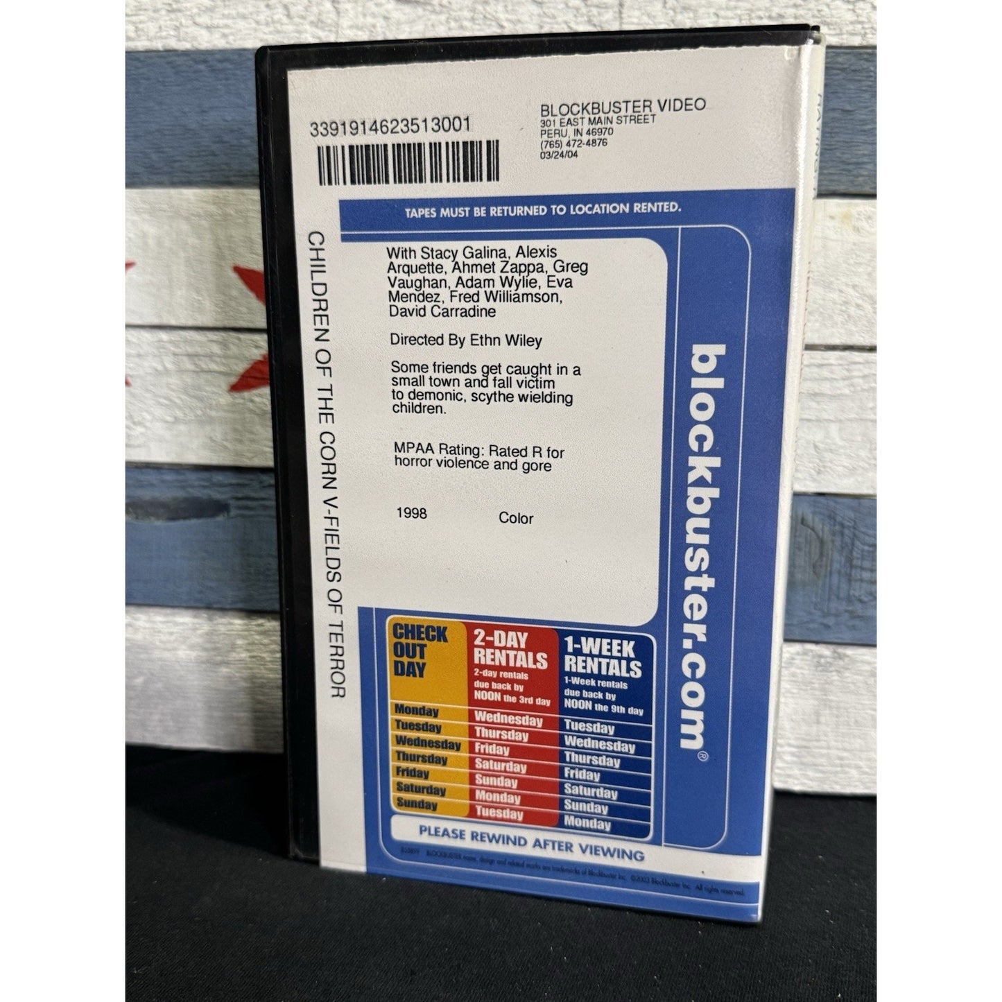 Children of the Corn V 5 Fields of Terror Blockbuster Rental - VHS Used