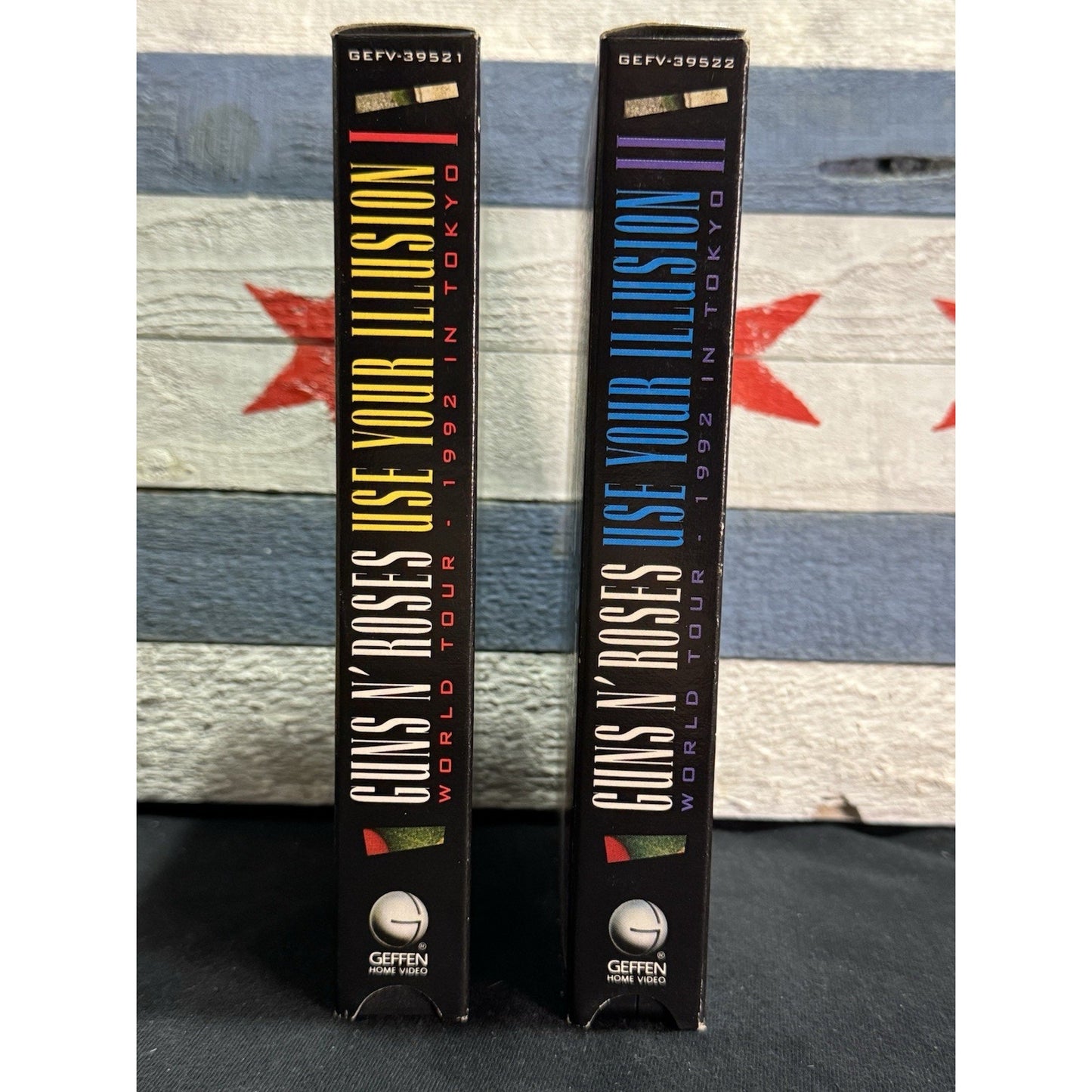Guns N Roses Use Your Illusion 1 & 2 I + II - VHS Used