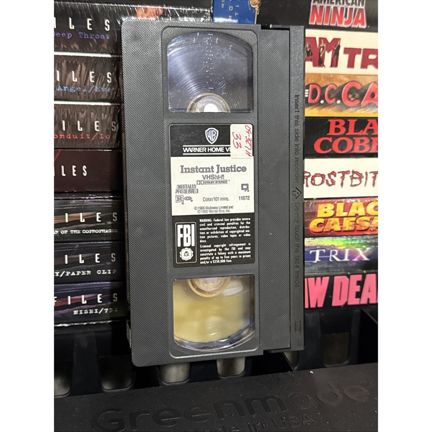Instant Justice - VHS Used