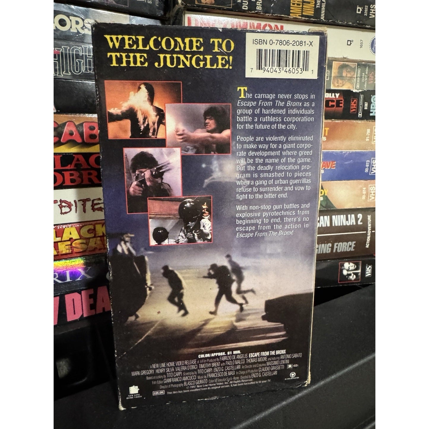 Escape From The Bronx - VHS Used