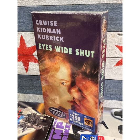 Eyes Wide Shut VHS 1999 Stanley Kubrick Drama Tom Cruise Nicole Kidman Warner