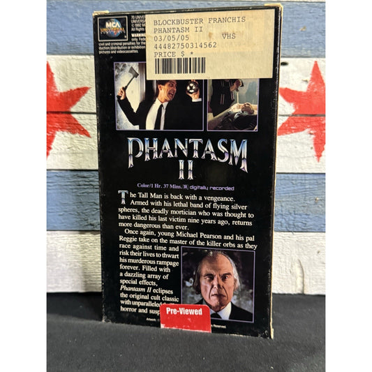 Phantasm II : The Ball Is Back - VHS Used