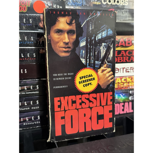 Excessive Force Promo Screener - VHS Used
