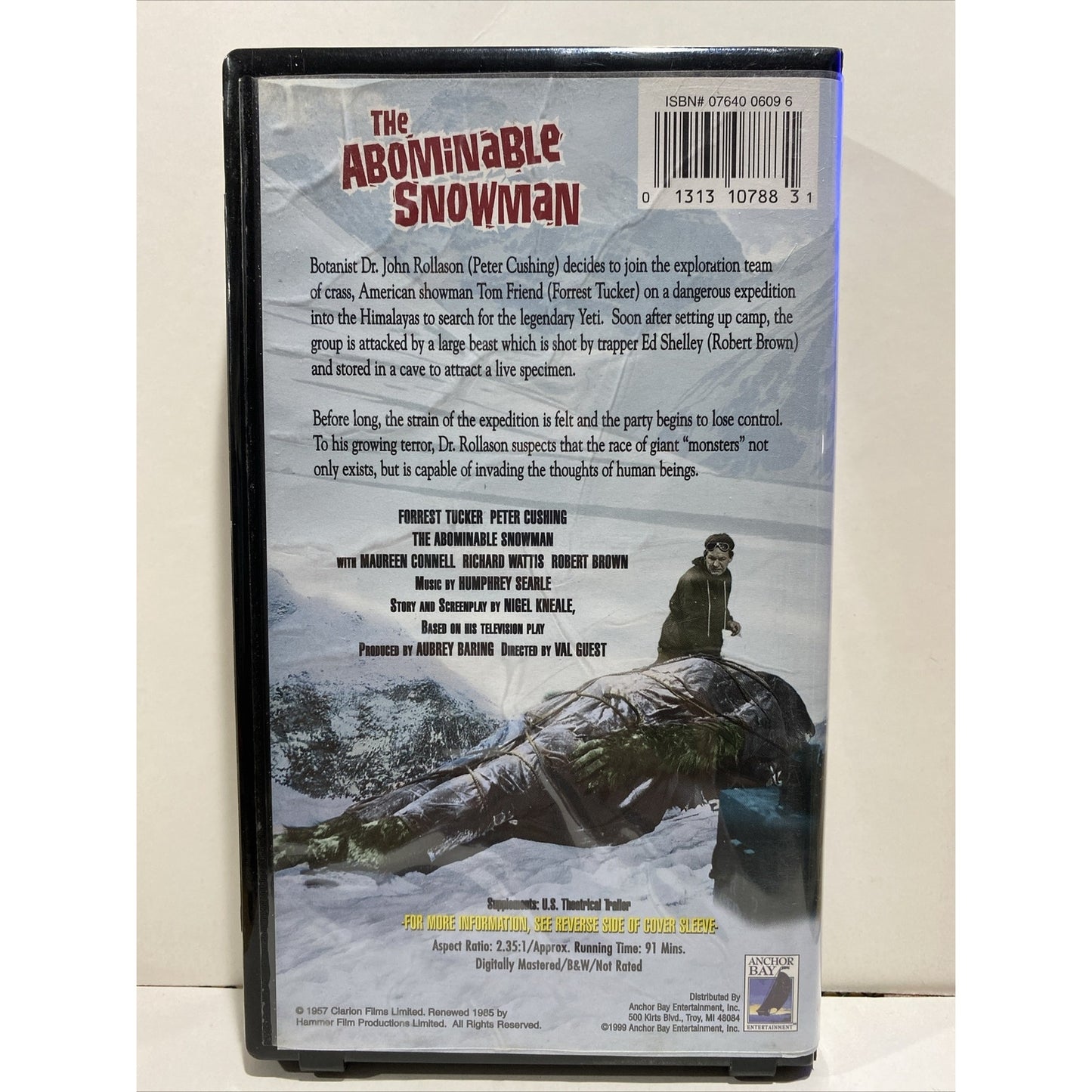The Abominable Snowman - VHS Used