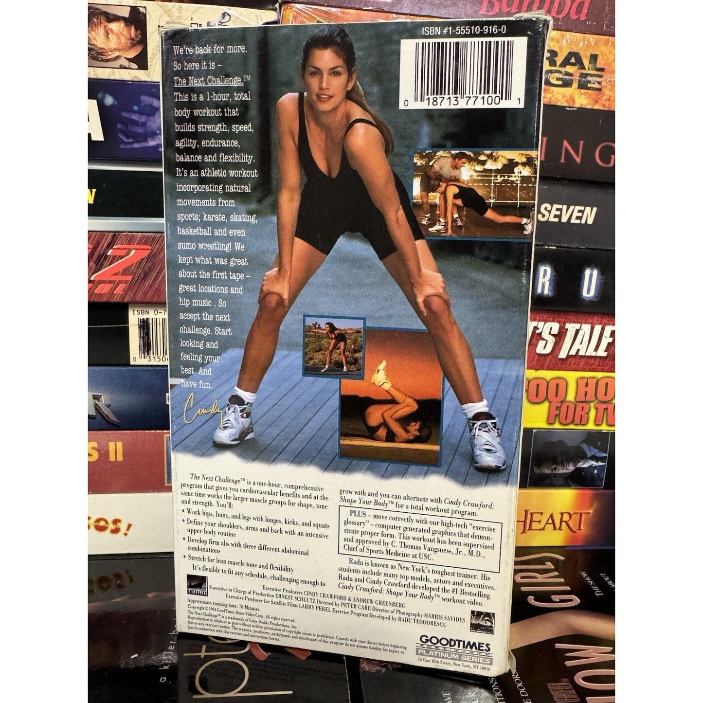Cindy Crawford The Next Challenge Workout - VHS Used