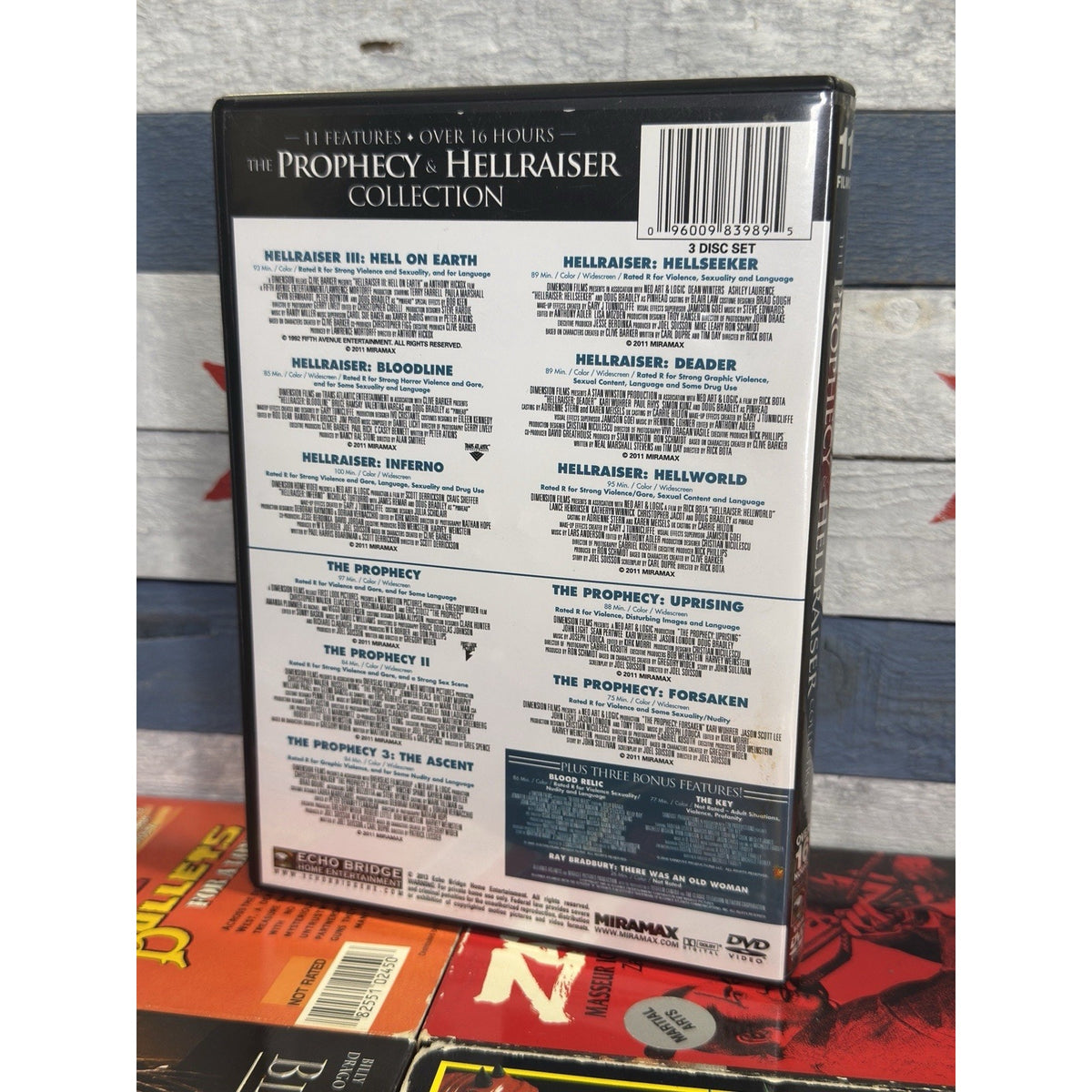 Complete Collection : The Prophecy & Hellraiser 11 Movie - DVD Used