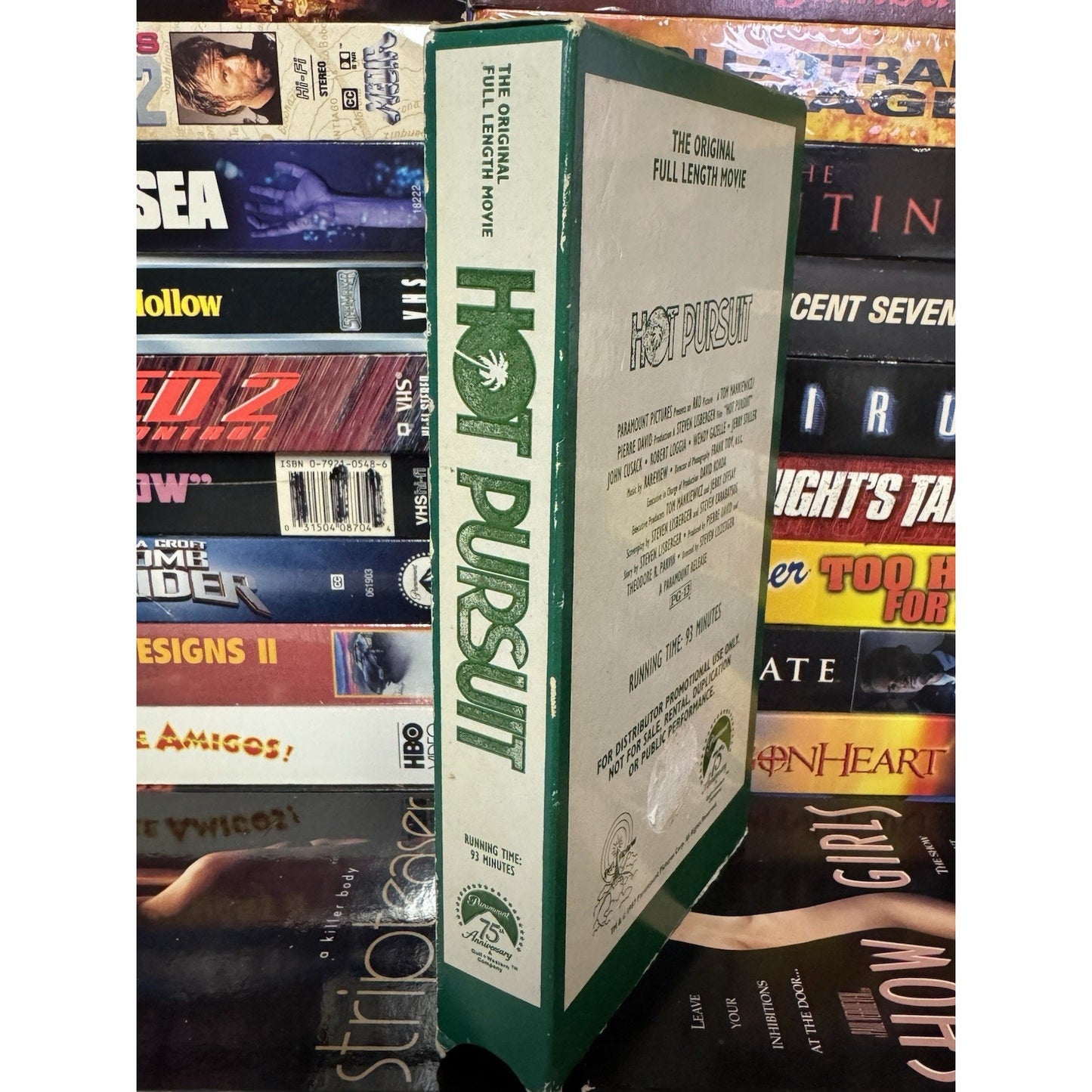 Hot Pursuit (VHS, 1987) John Cusack Comedy Promo Screener