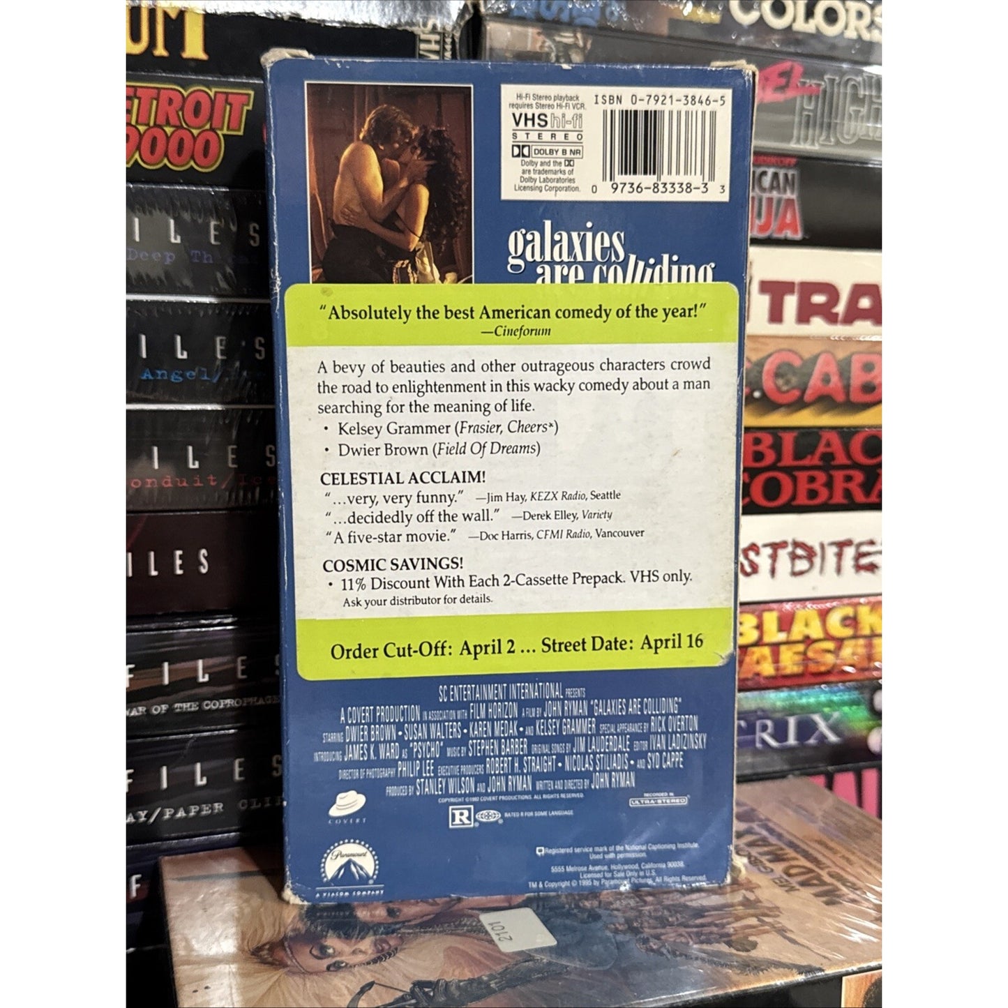 Galaxies Are Colliding Promo Screener - VHS Used