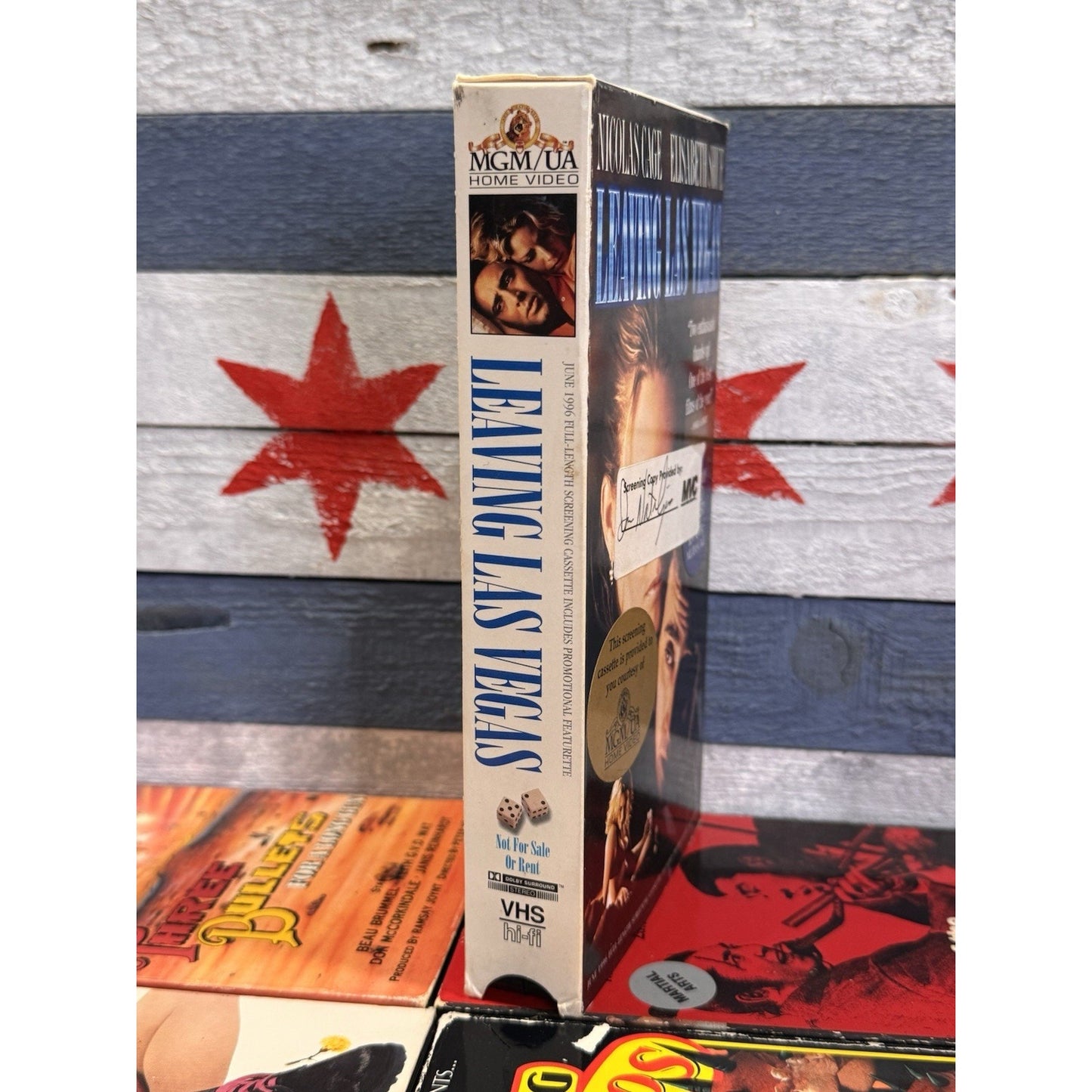 Leaving Las Vegas Promo Screener - VHS Used