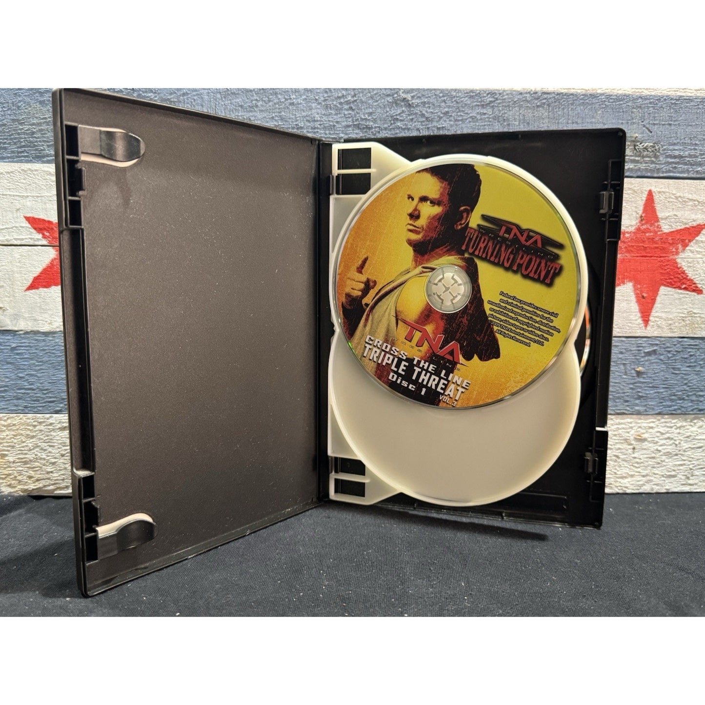 TNA Wrestling Cross the Line Triple Threat Vol. 3 - DVD Used