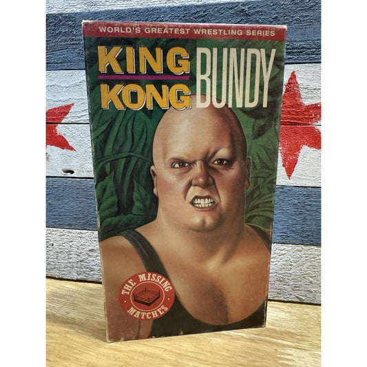 King Kong Bundy The Missing Matches - VHS Used