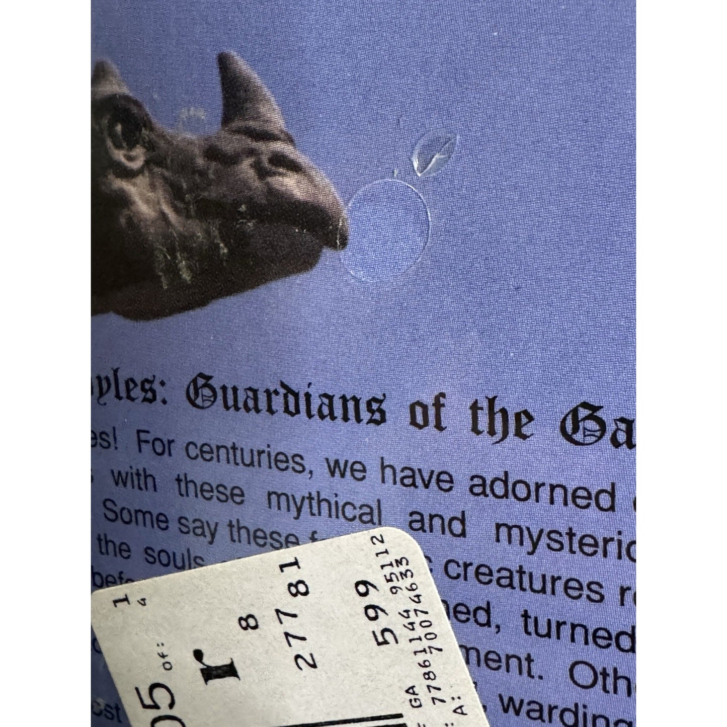 Gargoyles: Guardians Of The Gate Documentary - VHS Sealed