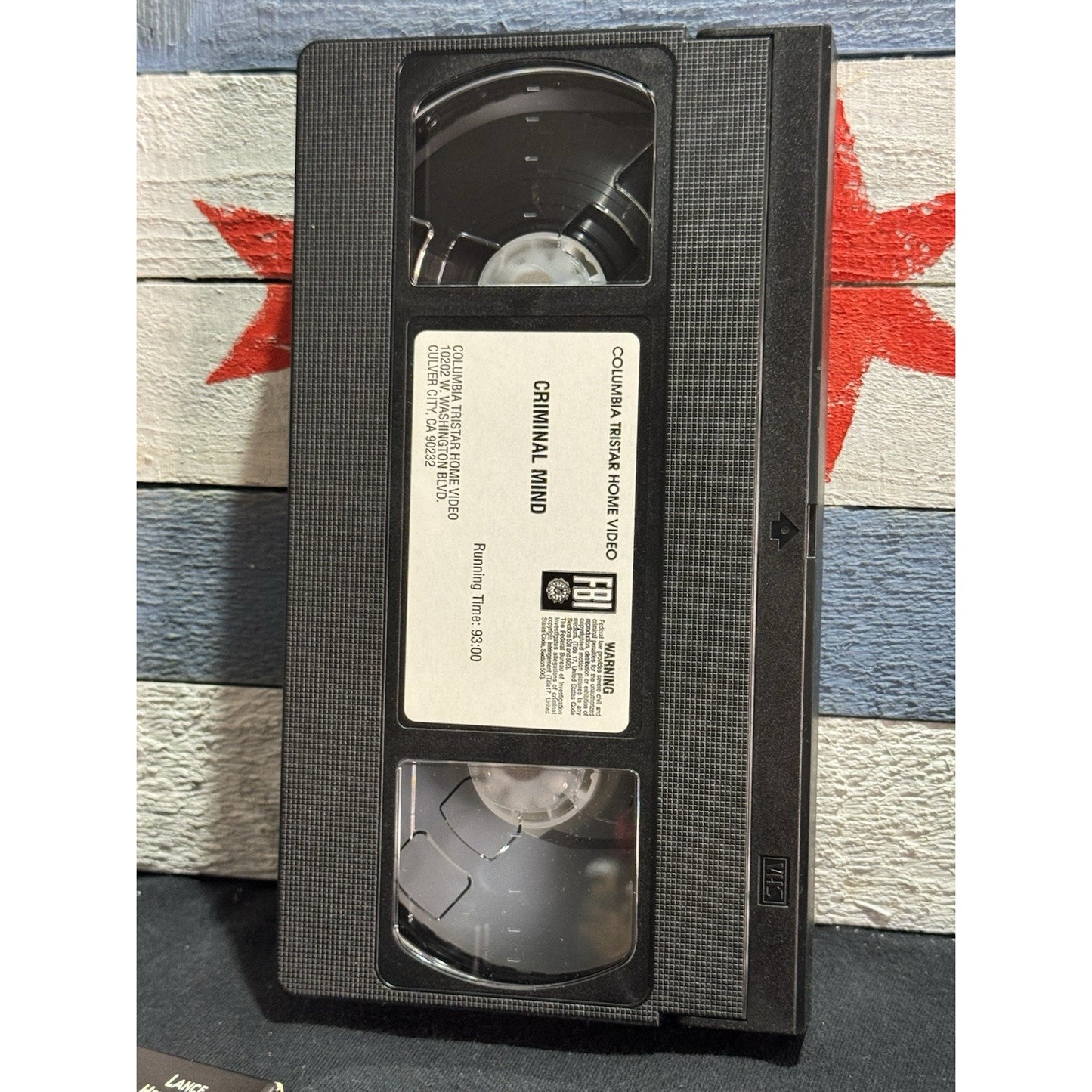 The Criminal Mind Promo Screener - VHS Used