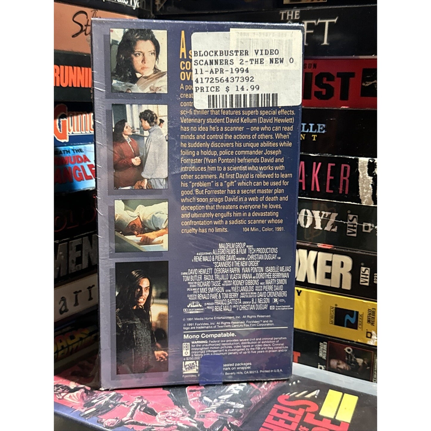 Scanners 2: The New Order - VHS Used