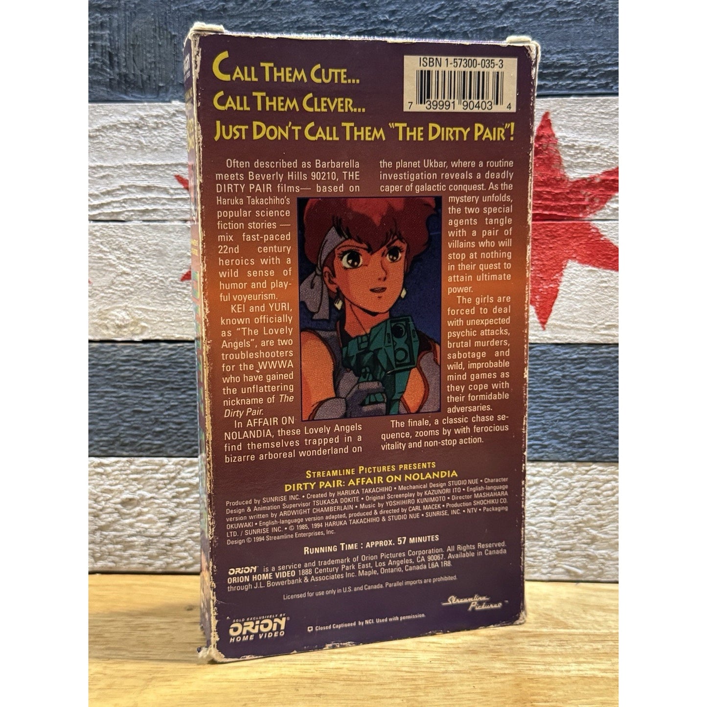 Dirty Pair Affair of Nolandia - VHS Used