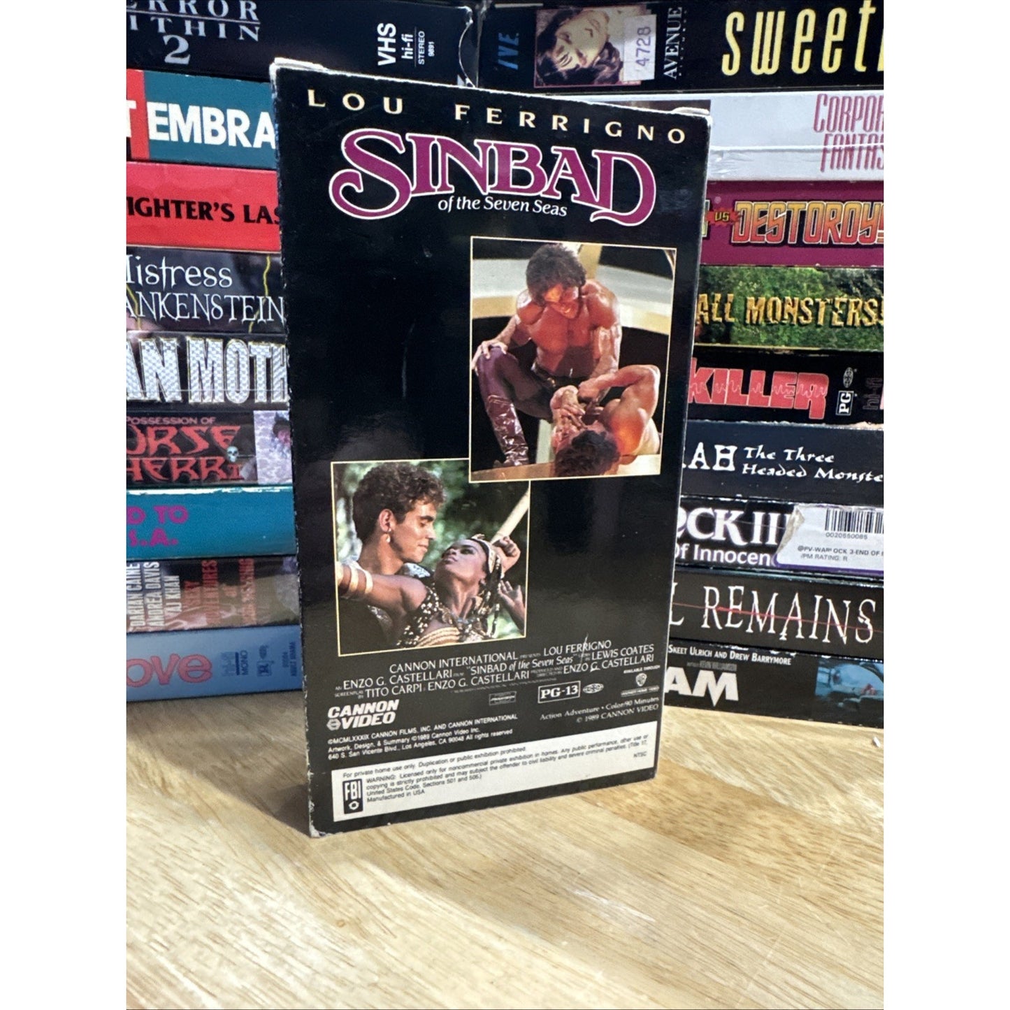 Sinbad of the Seven Seas Promo Screener - VHS Used