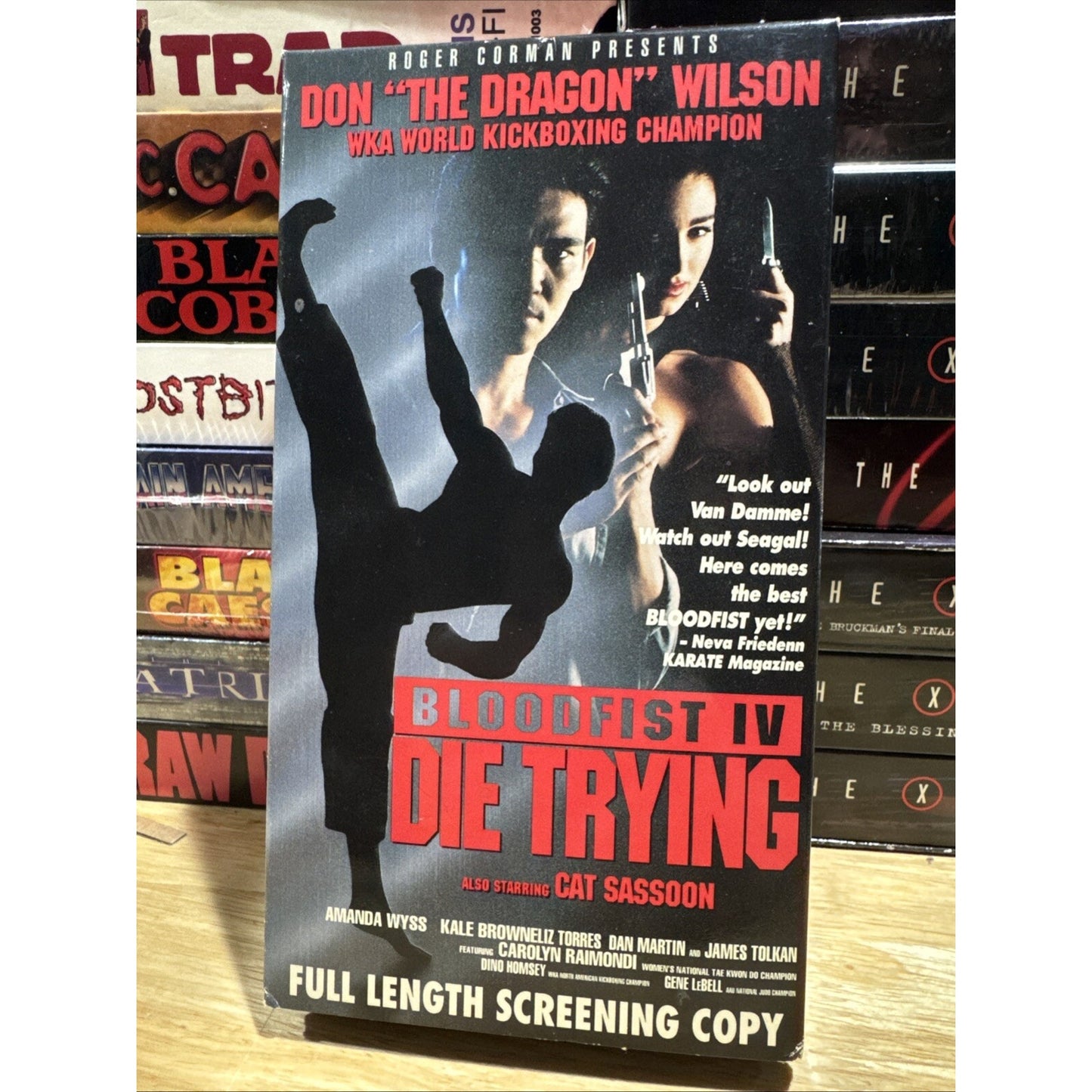 Bloodfist IV: Die Trying Promo Screener - VHS Used