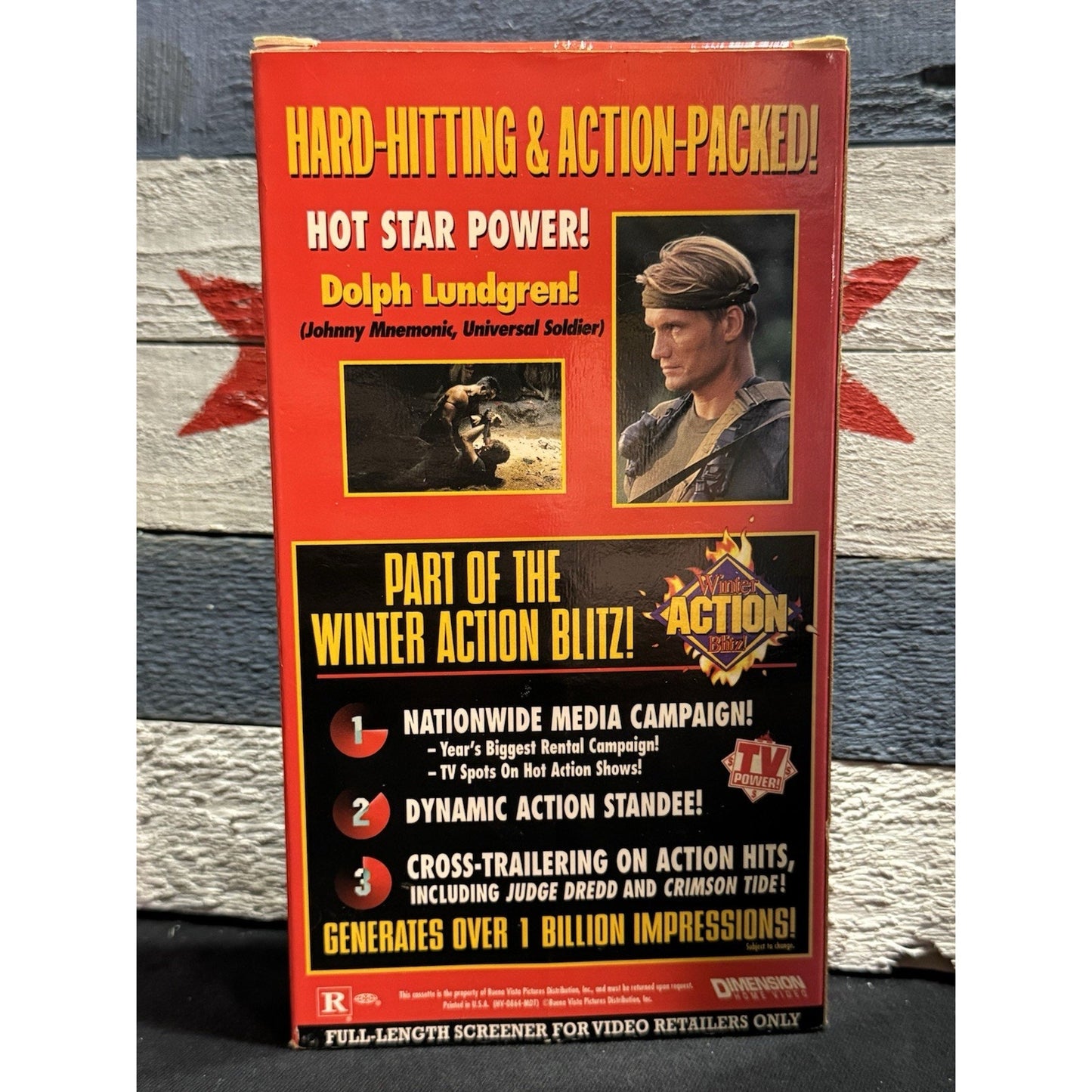 Men of War Promo Screener - VHS Used