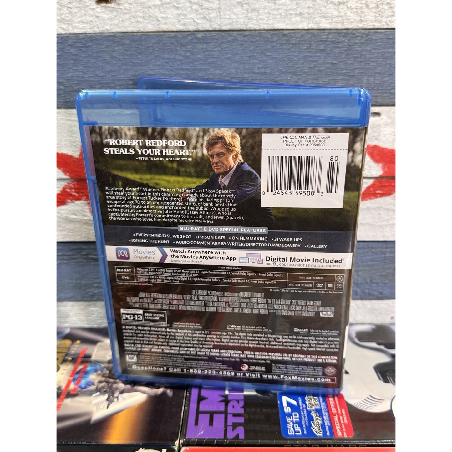 The Old Man And The Gun - Blu-Ray Used
