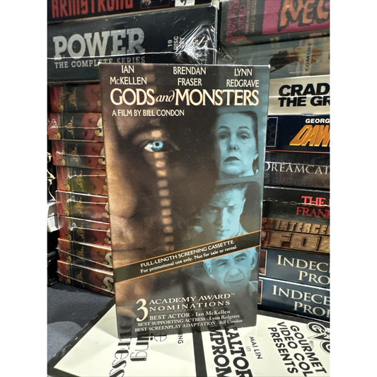 Gods and Monsters Promo Screener - VHS Used