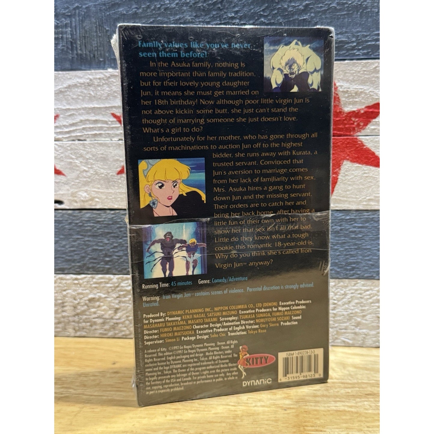 Iron Virgin Jun Go Nagai - VHS