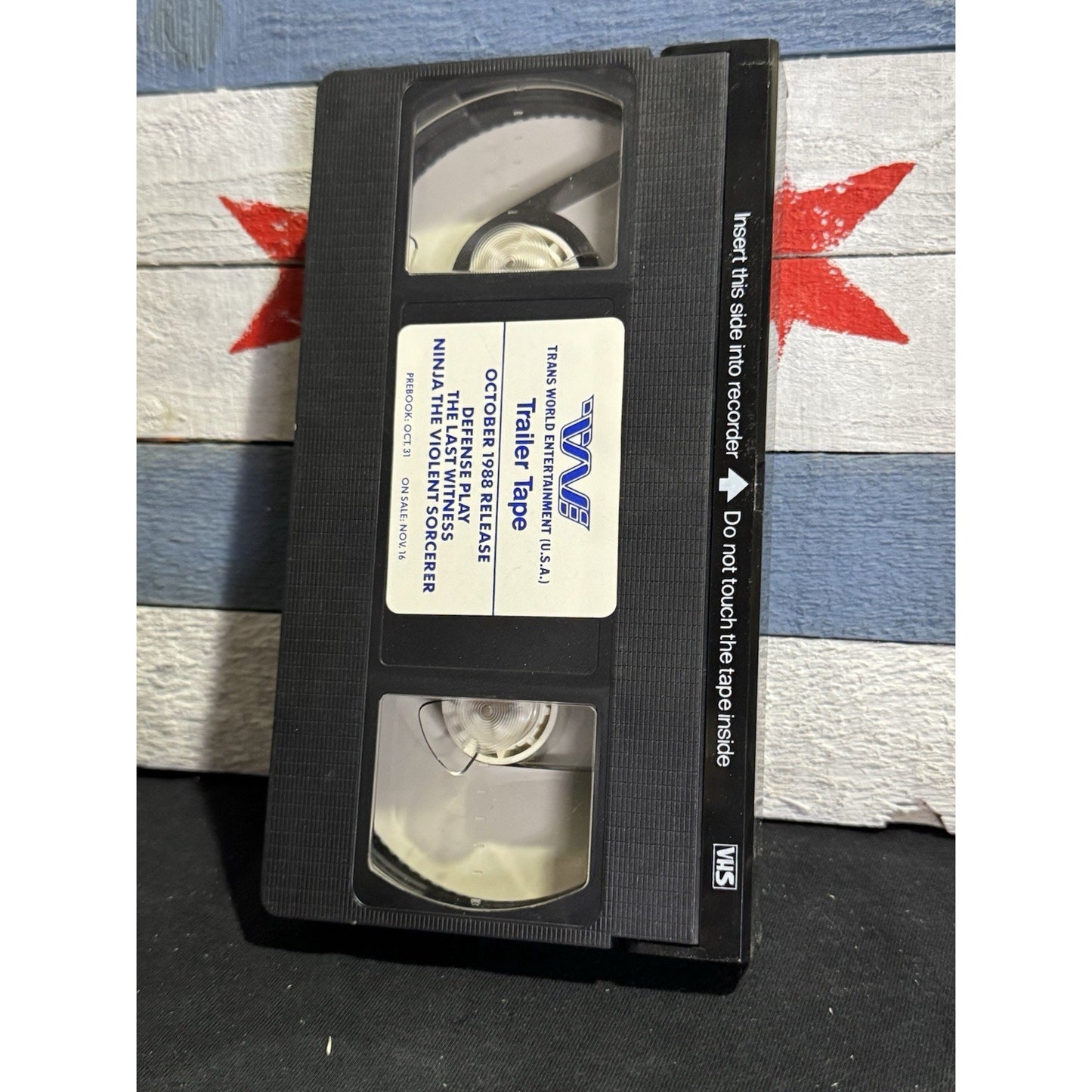 Defense Play / Last Witness Trailer Promo - VHS Used