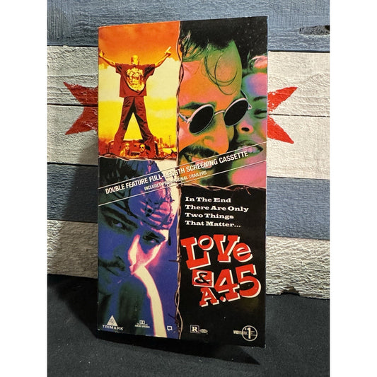Love & A .45 / FlashFire Double Movie Screener Promo - VHS Used