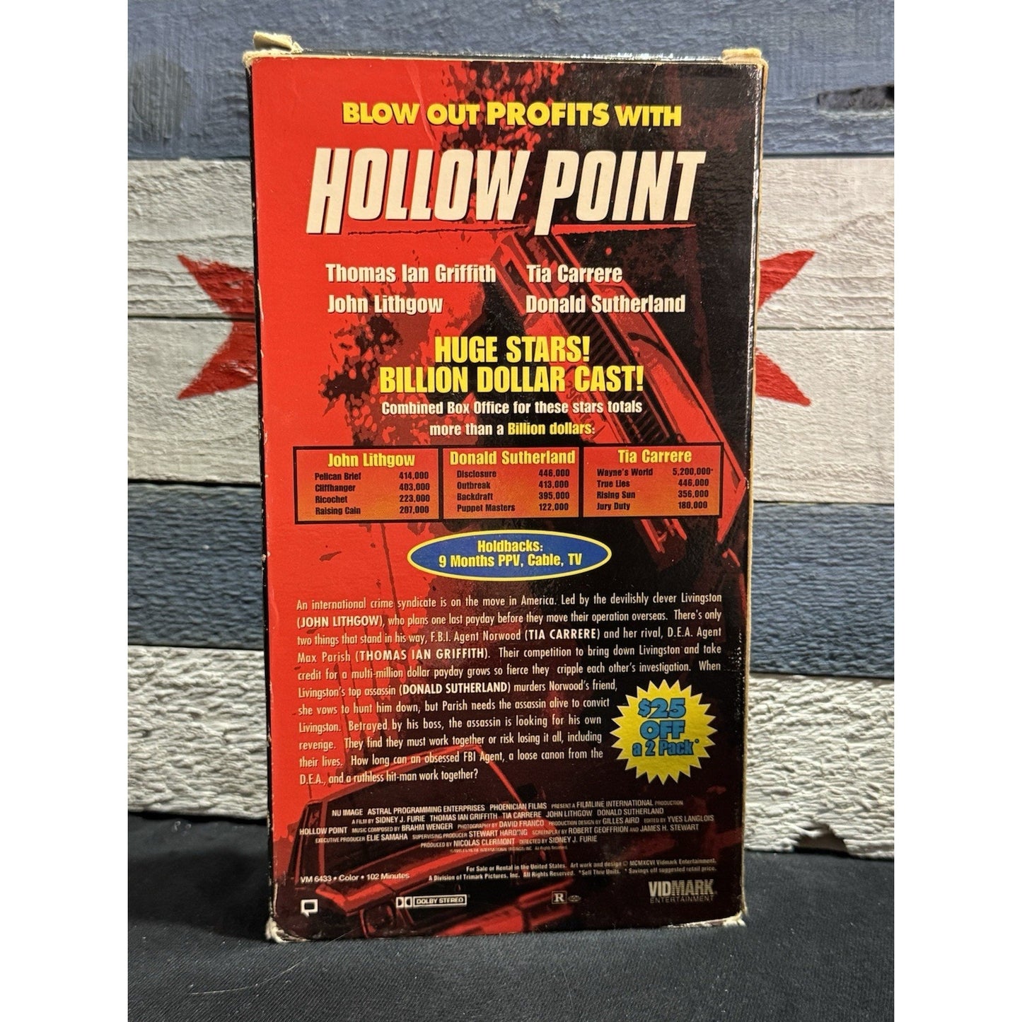 Hollow Point Promo Screener - VHS Used