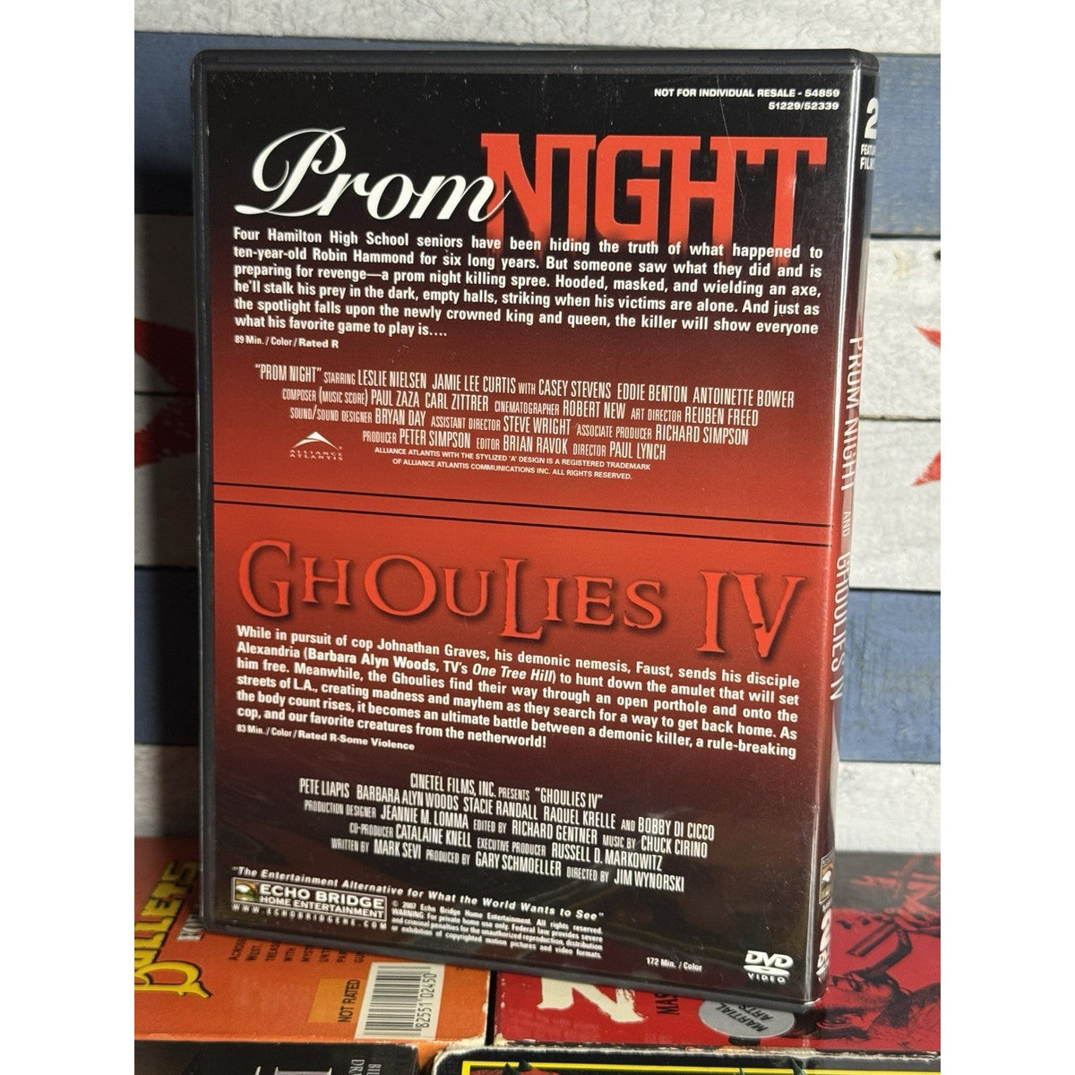 Prom Night/Ghoulies IV - DVD Used