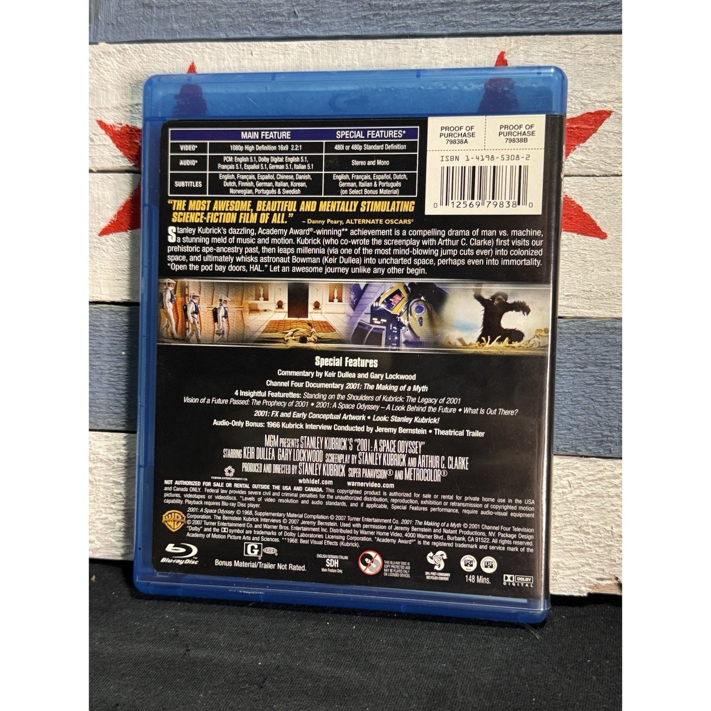 Stanley Kubrick 2001 A Space Odyssey - Blu-ray Used