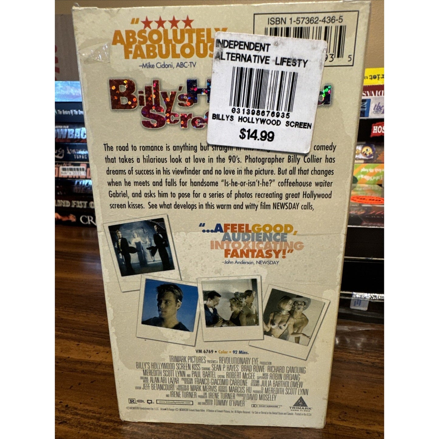 Billys Hollywood Screen Kiss - VHS