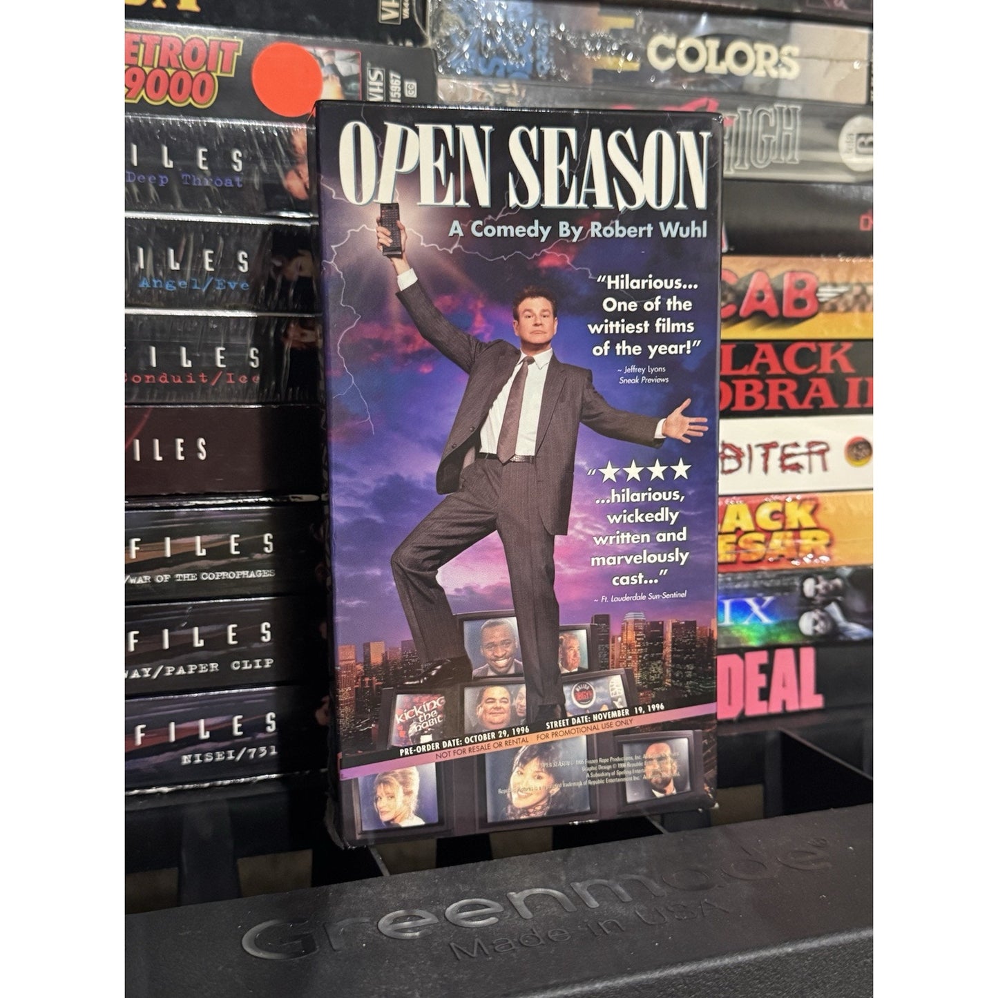 Yesterdays Target / Open Season Double Promo Screener - VHS Used