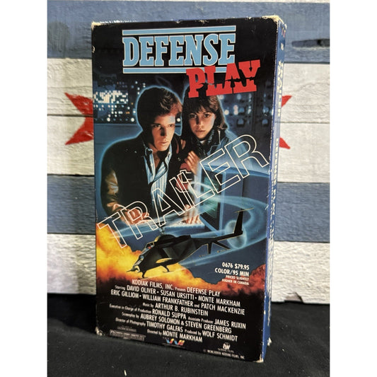 Defense Play / Last Witness Trailer Promo - VHS Used