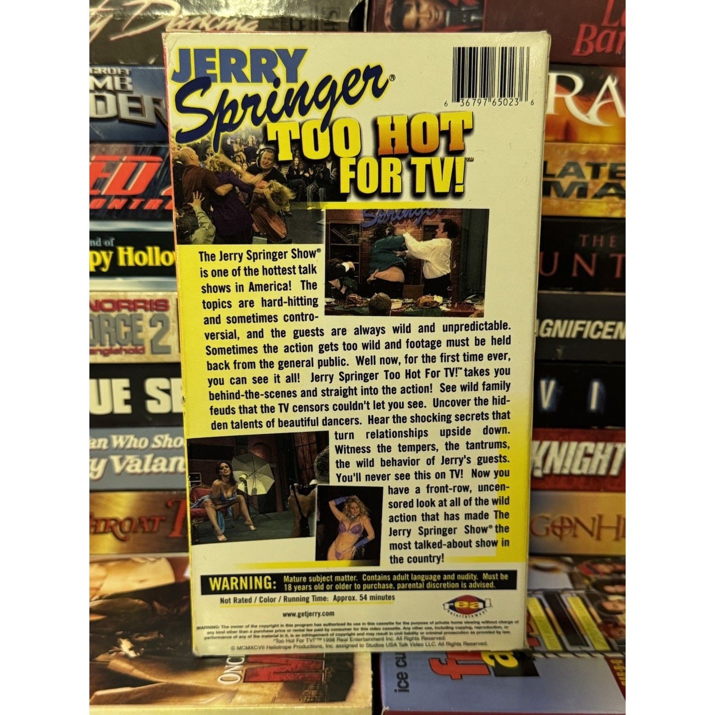 Jerry Springer Too Hot For TV - VHS Used