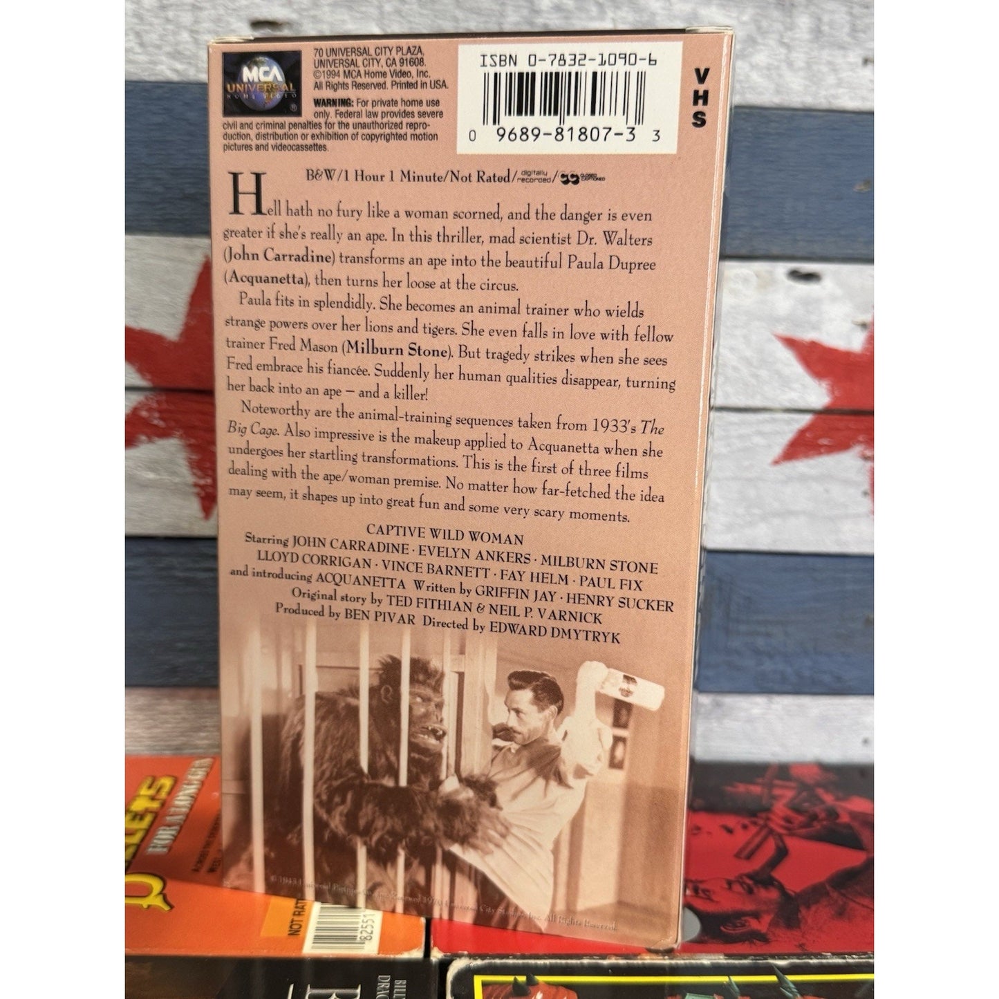 Captive Wild Woman - VHS Used