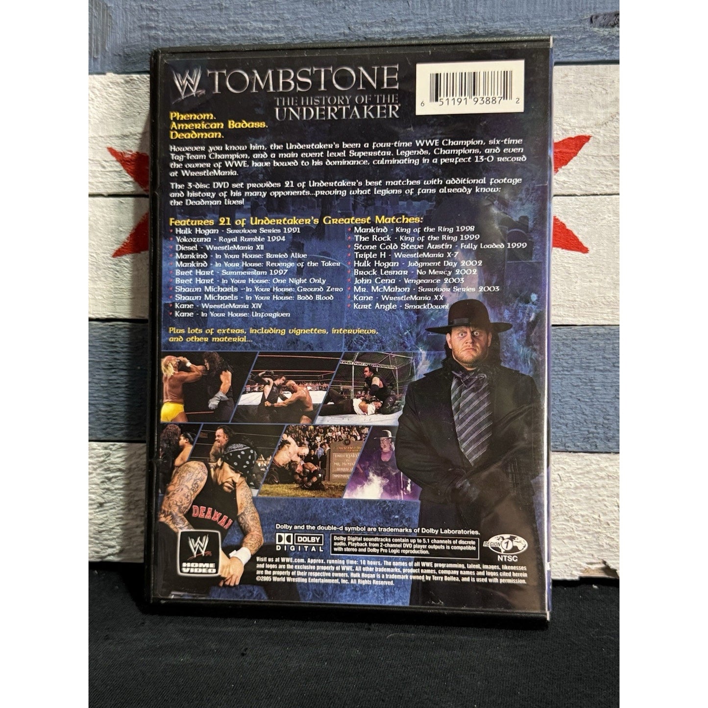 WWE Tombstone: The History of the Undertaker 3-Disc Set - DVD Used