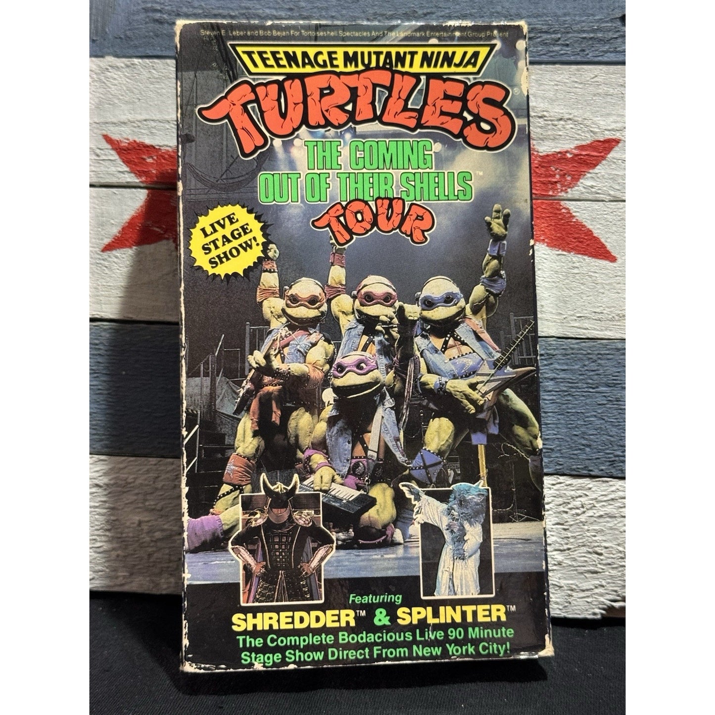 Teenage Mutant Ninja Turtles The Coming Out of Their Shells Tour - VHS Used
