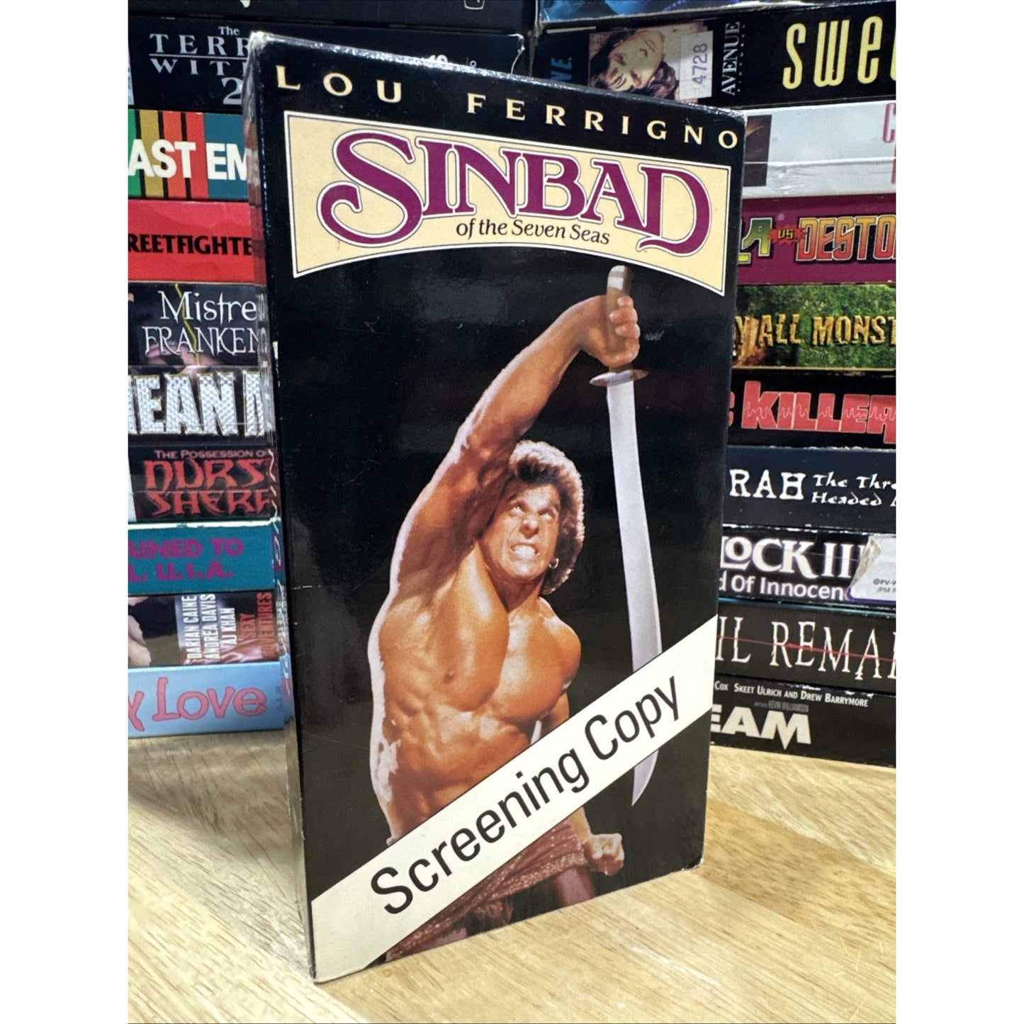 Sinbad of the Seven Seas Promo Screener - VHS Used
