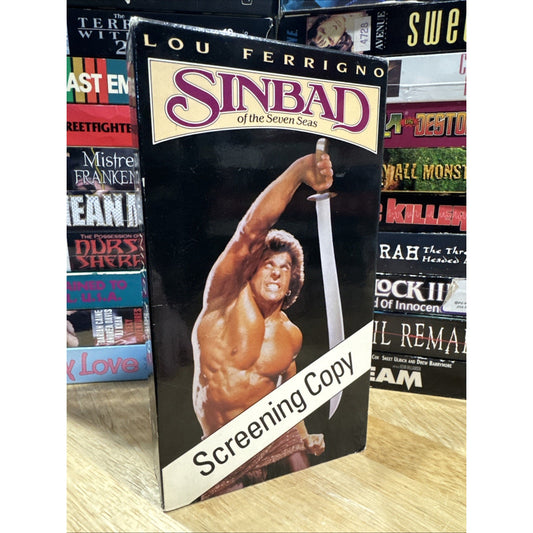 Sinbad of the Seven Seas Promo Screener - VHS Used