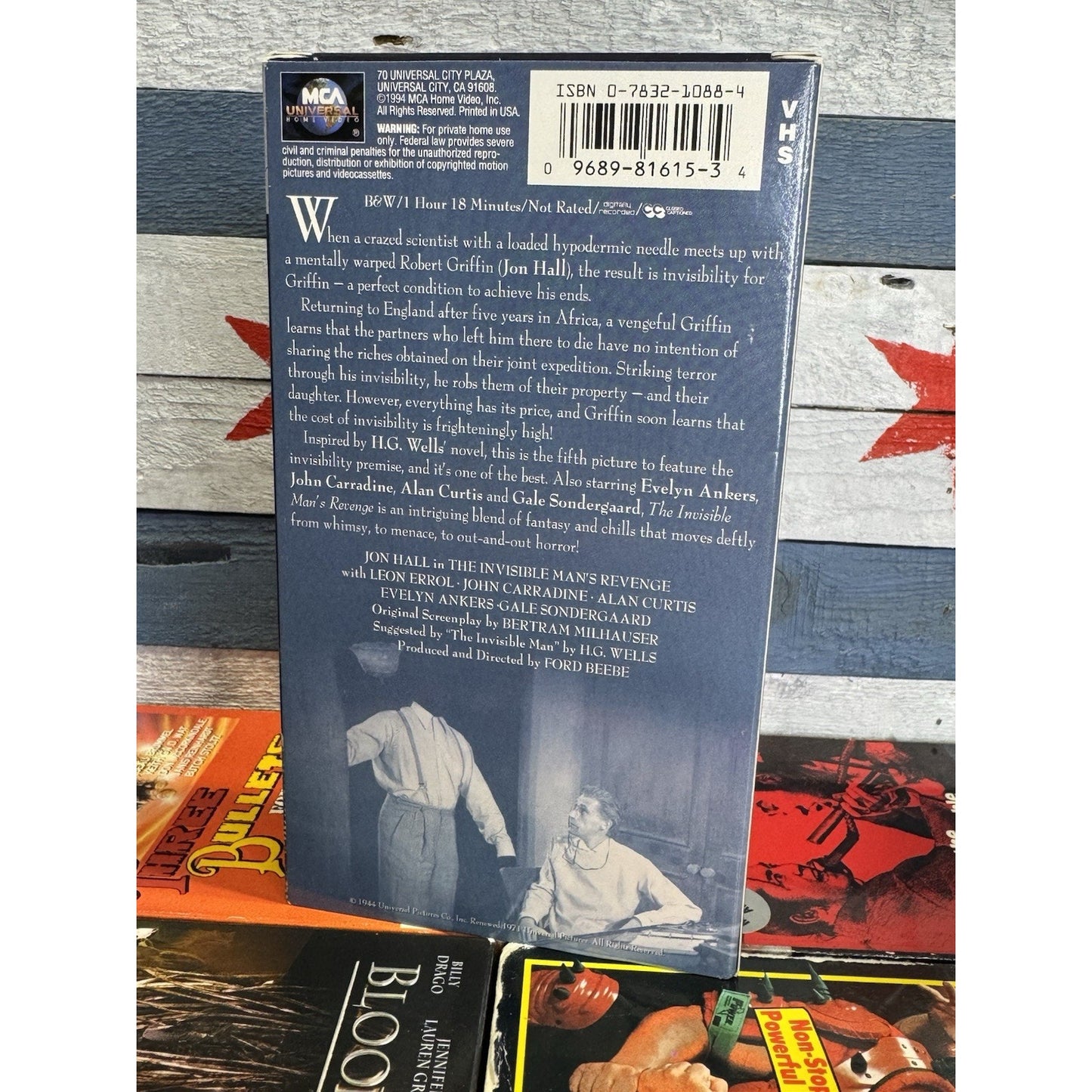 The Invisible Mans Revenge - VHS Used