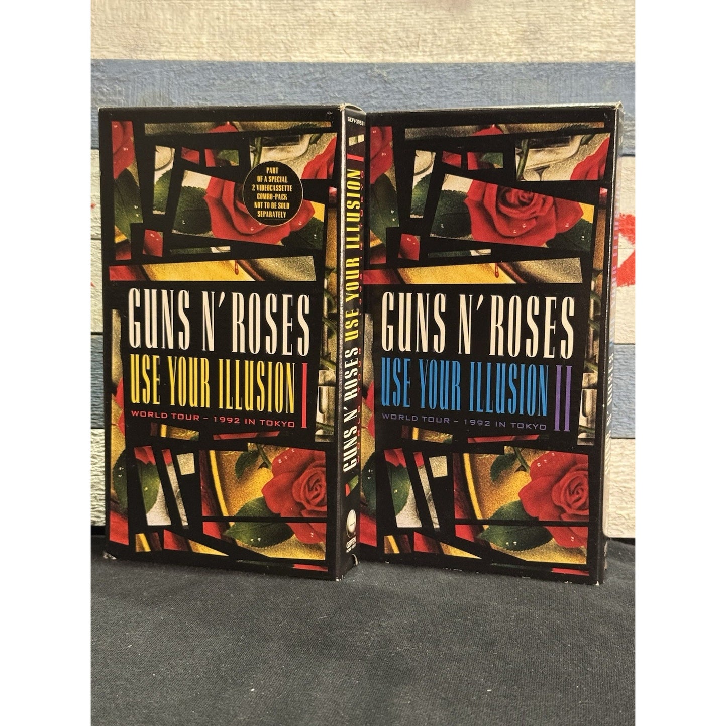 Guns N Roses Use Your Illusion 1 & 2 I + II - VHS Used