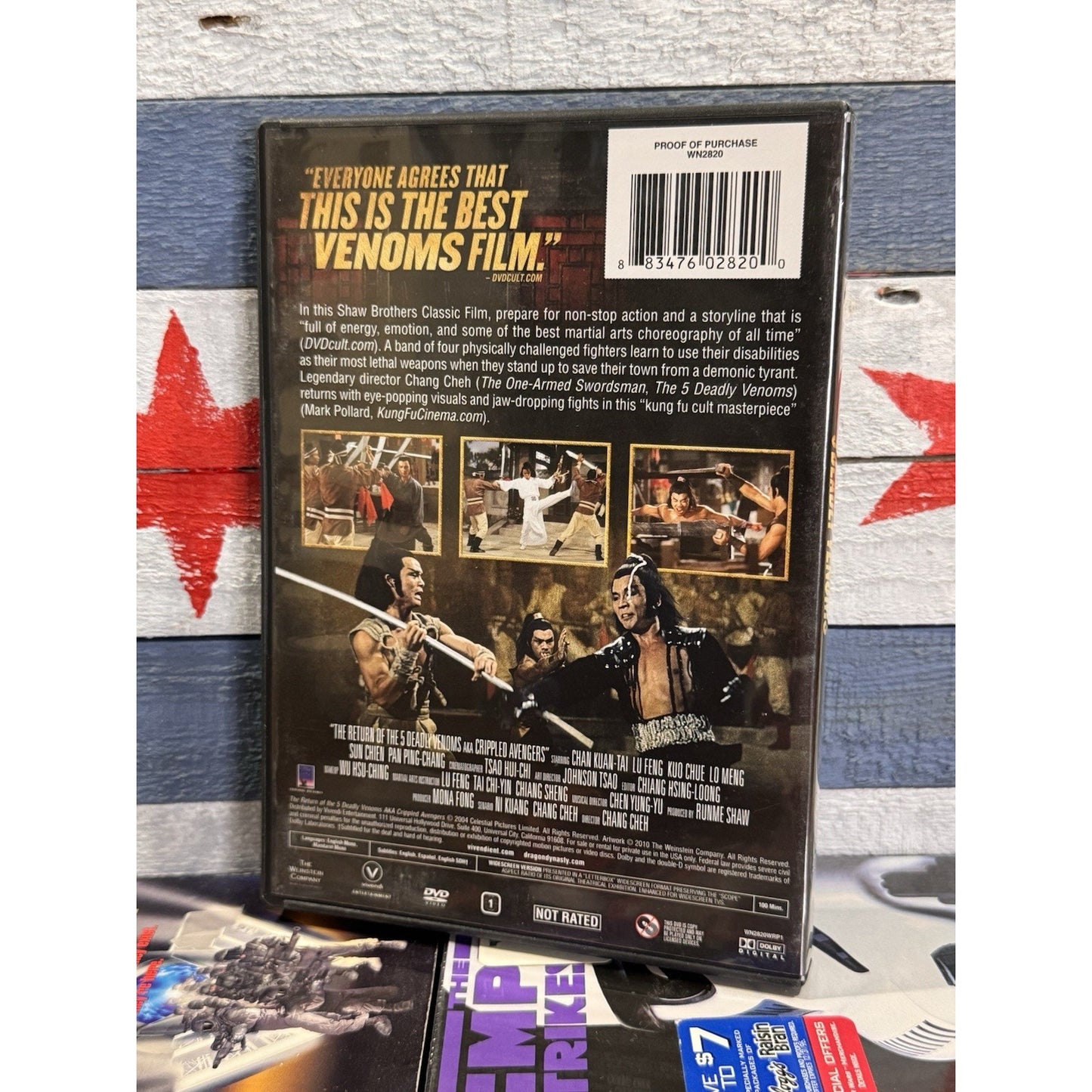 Return of the 5 Deadly Venoms - DVD Used