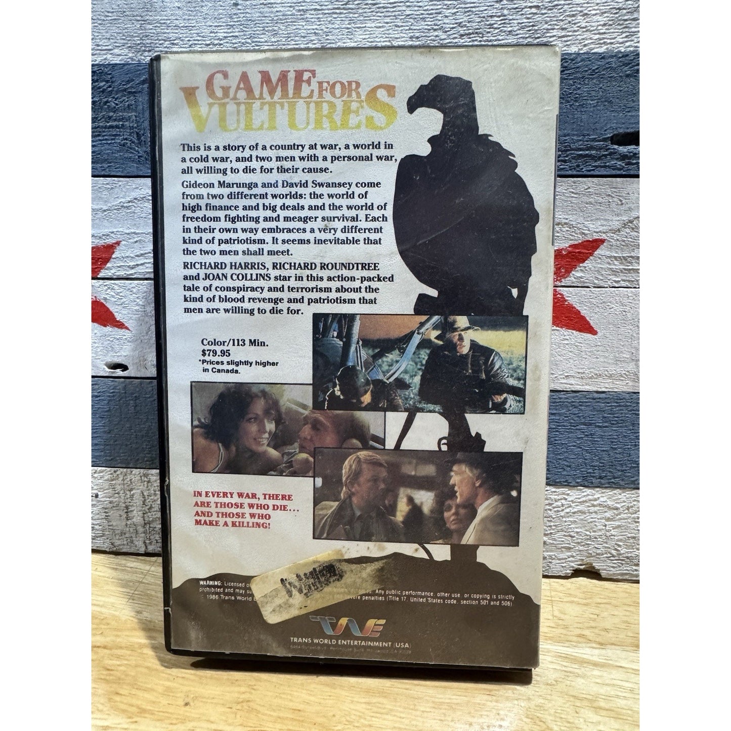 Game For Vultures - VHS Used