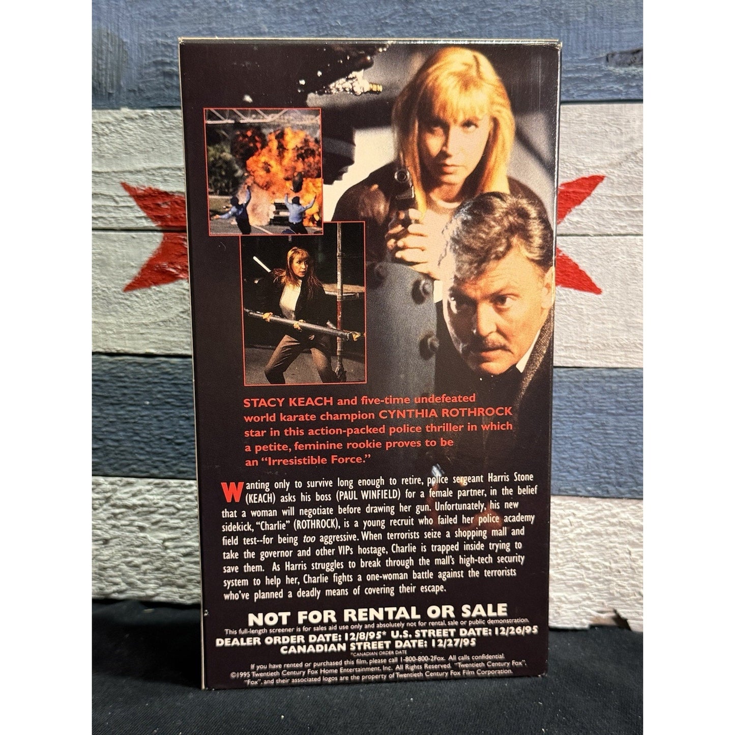Irresistible Force Promo Screener - VHS Used