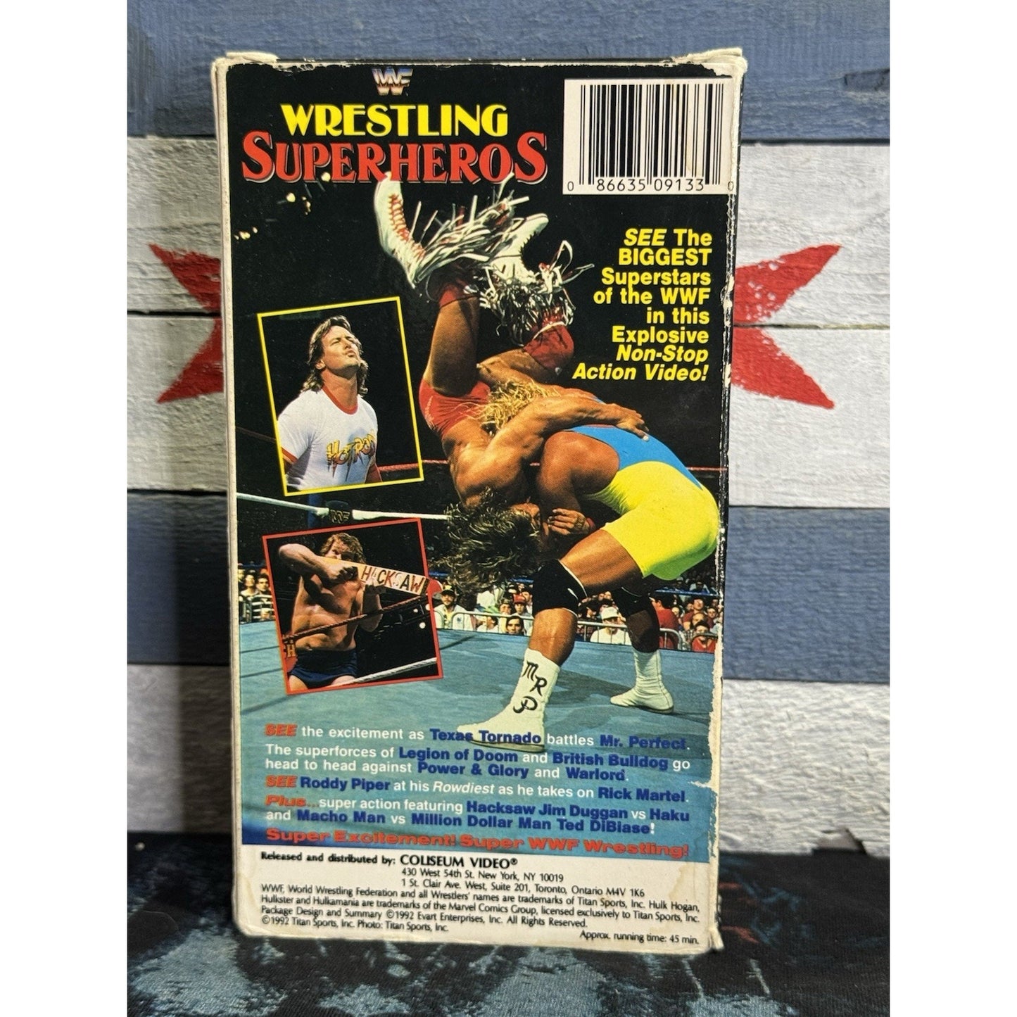 WWF Wrestling Superheroes - VHS Used