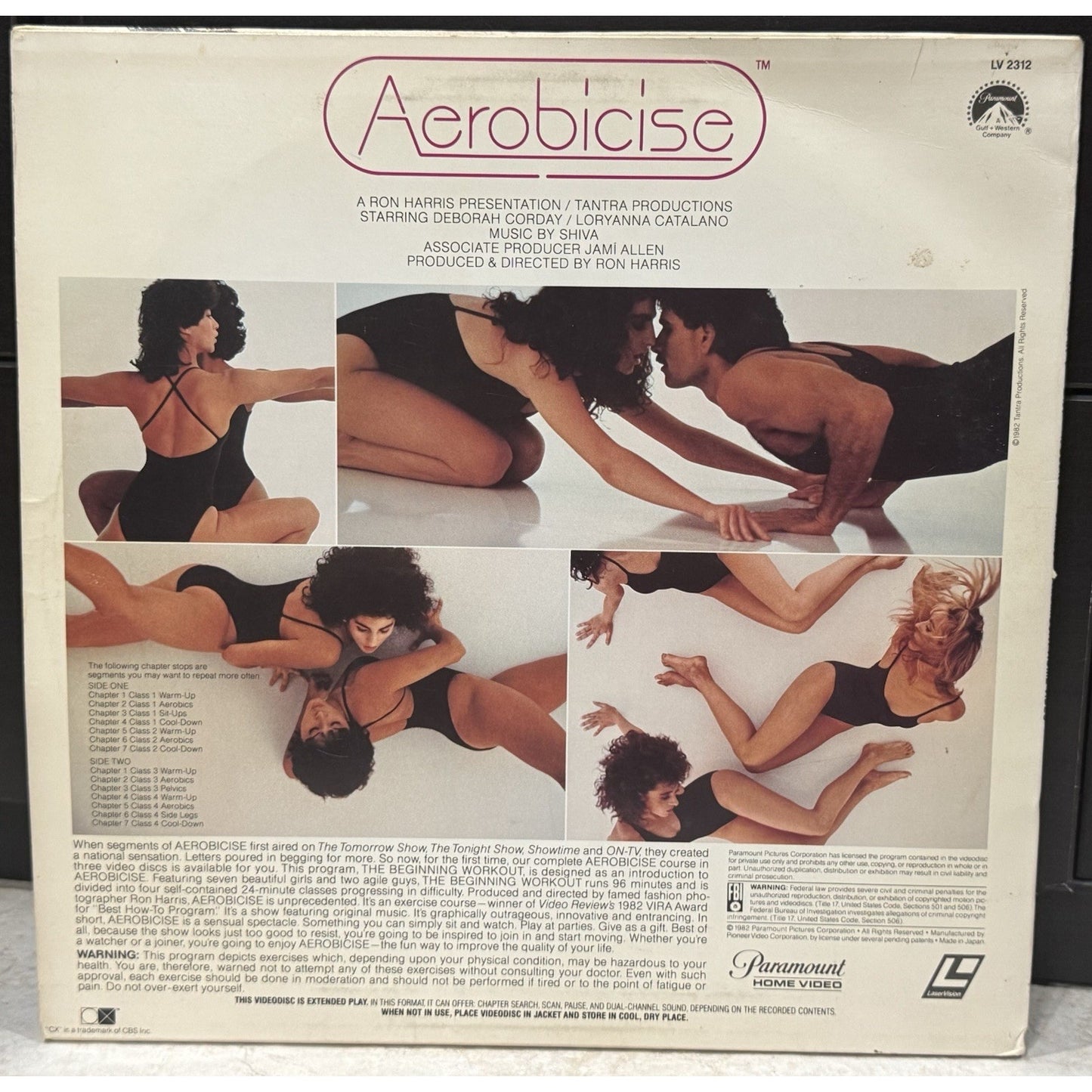 Aerobicise The Beginning Workout - Laserdisc Used